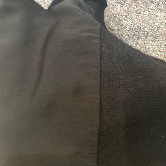 J. Crew Cashmere & Wool blend/ Black and Gray Crew Neck Sweater - Picture 3 of 9